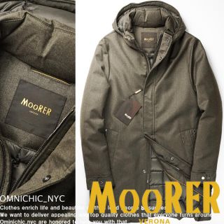 ブルネロクチネリ(BRUNELLO CUCINELLI)の新品28万MOORERムーレーロロピアーナウールカシミアダウンコートジャケット(ダウンジャケット)