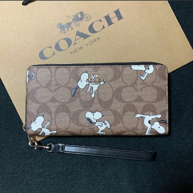 COACH×ピーナッツ 2021 コラボ 長財布  新品