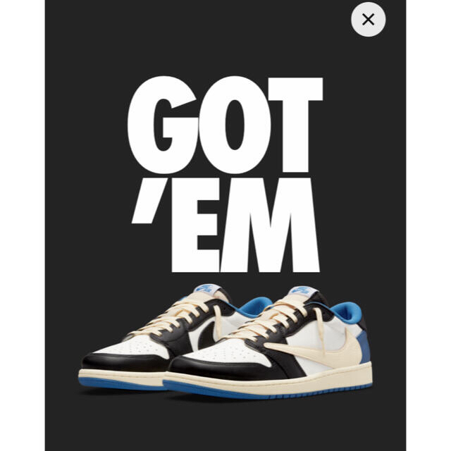 TRAVISSCOTT×FRAGMENT×NIKEAIRJORDAN1LOW