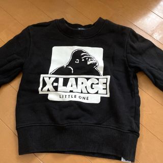 エクストララージ(XLARGE)の100 トレーナー ラージ ブラック(Tシャツ/カットソー)