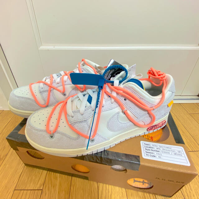 NIKE off-white ダンク Low The 50／ 27.5cm