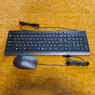 レノボ(Lenovo)の有線キーボード&マウスセット Lenovo(PC周辺機器)