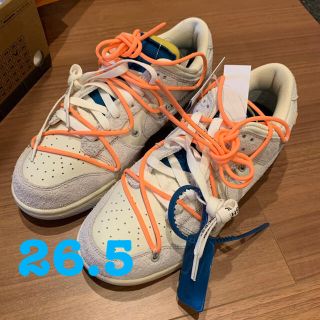 ナイキ(NIKE)のOff white Nike dunk low lot19(スニーカー)