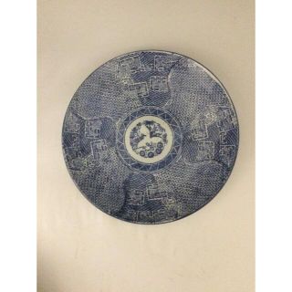 セール！染付け　明治時代(1880~1900年頃)　印判手　No1  みじん捻り(陶芸)