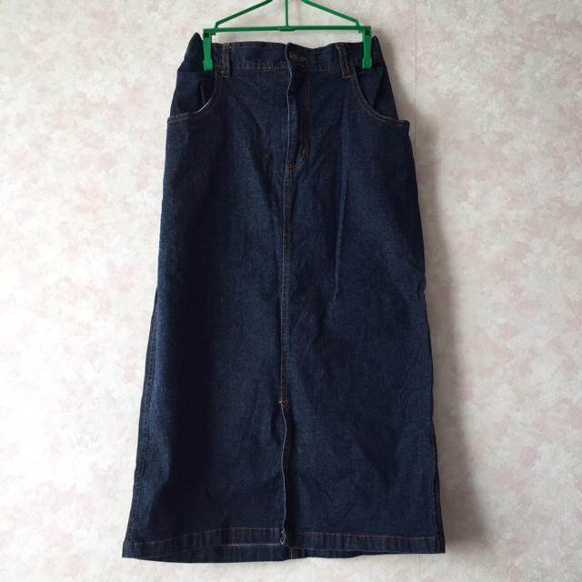 WEGO(ウィゴー)のデニムロングスカート レディースのスカート(ロングスカート)の商品写真
