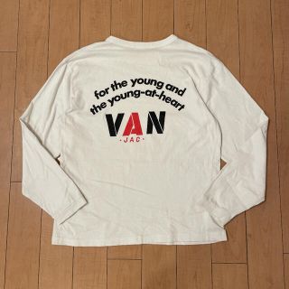 ヴァンヂャケット(VAN Jacket)のビンテージ VAN JAC ヴァン ヂャケット デカロゴ 長袖 Tシャツ ロンT(Tシャツ/カットソー(七分/長袖))