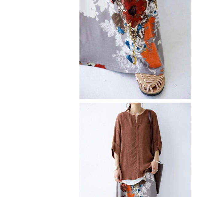 antiqua(アンティカ)の【新品】antiqua   ロングスカート レディースのスカート(ロングスカート)の商品写真