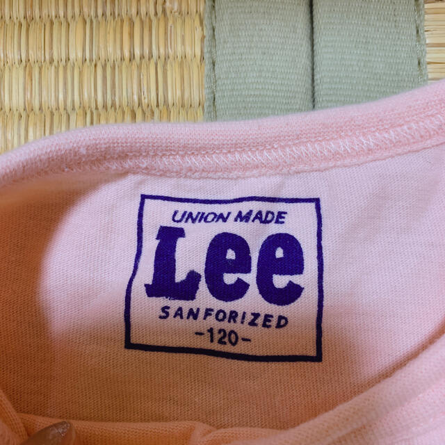 Lee(リー)の☆美品★Lee 7分　プリントTシャツ キッズ/ベビー/マタニティのキッズ服女の子用(90cm~)(Tシャツ/カットソー)の商品写真