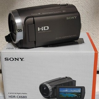 ソニー(SONY)のソニーHDR-CX680　ブラウン(ビデオカメラ)