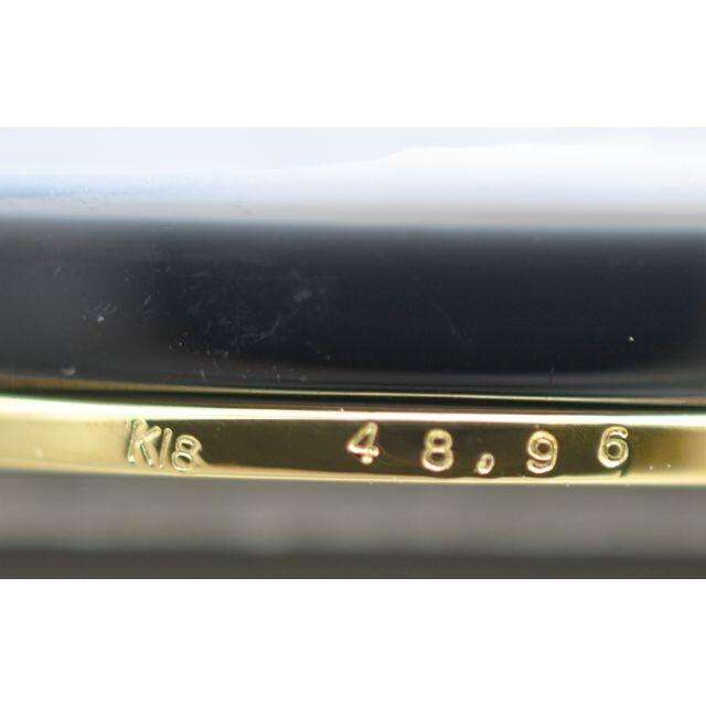 バチカンデザイン枠サイズ全長жソ付 K18YG 天然ストーンカメオOV48.96ct/ダイヤペンダント
