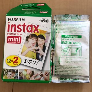 フジフイルム(富士フイルム)のチェキminiフィルム　10枚(フィルムカメラ)