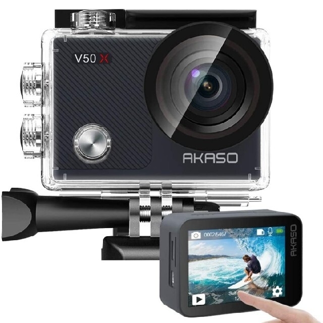 ビデオカメラAKASO V50X アクションカメラ