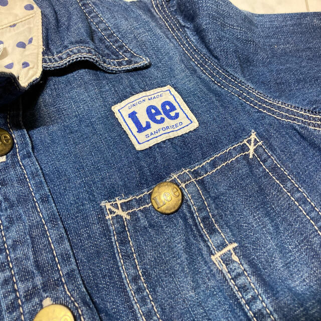 Lee(リー)のサイズ120 デニムシャツ　LEE キッズ/ベビー/マタニティのキッズ服女の子用(90cm~)(Tシャツ/カットソー)の商品写真