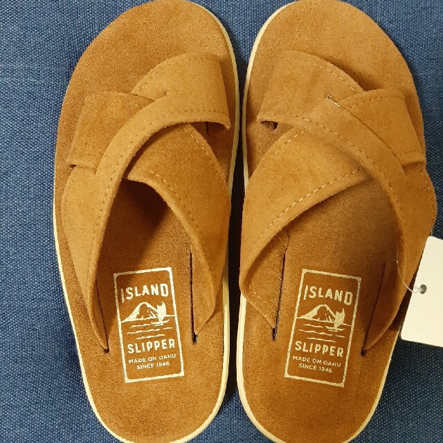 ISLAND SLIPPER(アイランドスリッパ)のISLAND　SLIPPER茶色 レディースの靴/シューズ(サンダル)の商品写真