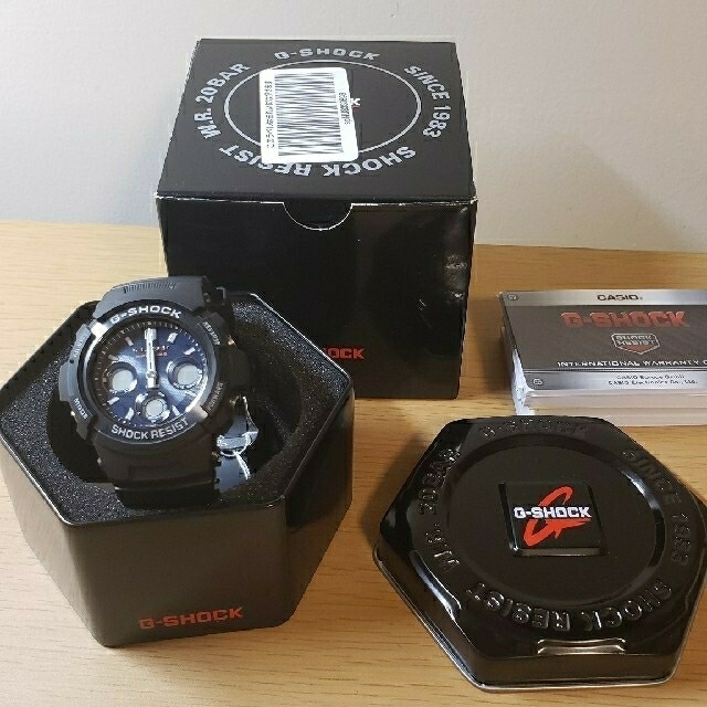 G-SHOCK(ジーショック)のG-SHOCK　AWG-M100SB-2A(きれいずきさんちゃんさん専用) メンズの時計(腕時計(アナログ))の商品写真