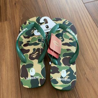 アベイシングエイプ(A BATHING APE)のA BATHING APE BAPE X HAVAIANAS  TOP(ビーチサンダル)