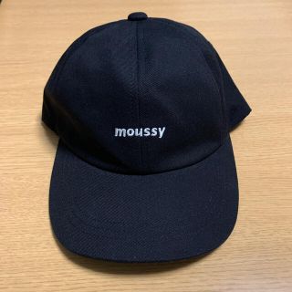 マウジー(moussy)のmoussy 黒キャップ(キャップ)