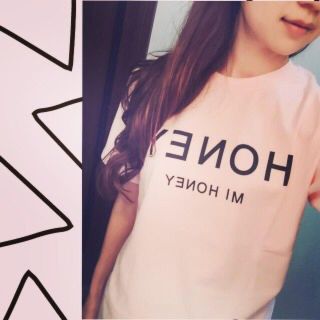 ハニーミーハニー(Honey mi Honey)のHONEY MI HONEYロゴTシャツ♡ピンク♡(Tシャツ(半袖/袖なし))