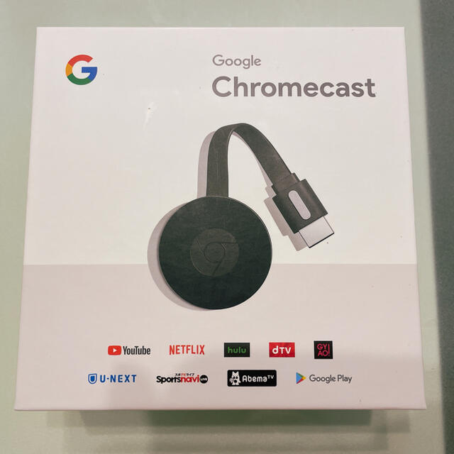 Google(グーグル)のGoogle Chromecast スマホ/家電/カメラのテレビ/映像機器(映像用ケーブル)の商品写真