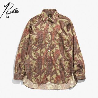 Needlesニードルズ 21AW Pinhole EDW shirt ブラウン-