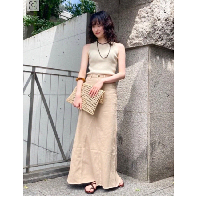 【Healthy denim/ヘルシーデニム】LONG SLIT スカート◆