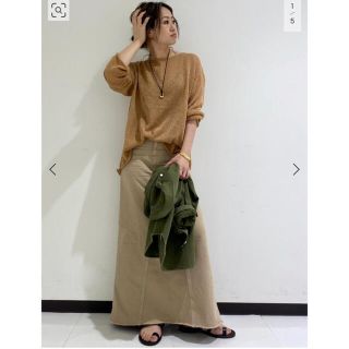 プラージュ(Plage)の【Healthy denim/ヘルシーデニム】LONG SLIT スカート◆(ロングスカート)