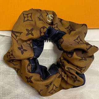 LV ルイヴィトン シュシュ デニム ツートーン 美品 レディース