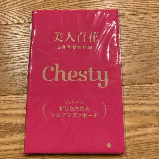 チェスティ(Chesty)の美人百花9月号付録★チェスティ　マスクポーチ(ポーチ)