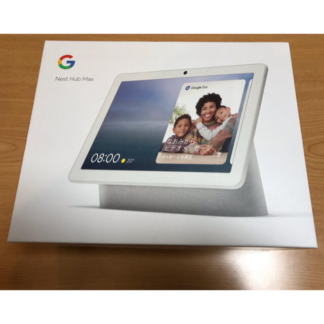 Google(グーグル)のgoogle nest hub max chalk スマホ/家電/カメラのPC/タブレット(ディスプレイ)の商品写真