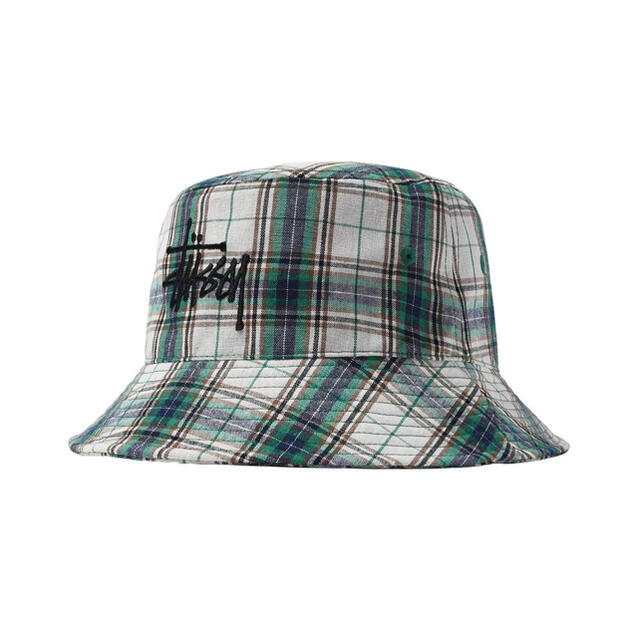 STUSSY(ステューシー)のSTUSSY Madras Plaid Big Logo Bucket レディースの帽子(ハット)の商品写真