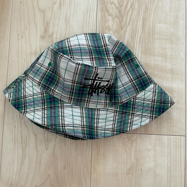 STUSSY(ステューシー)のSTUSSY Madras Plaid Big Logo Bucket レディースの帽子(ハット)の商品写真