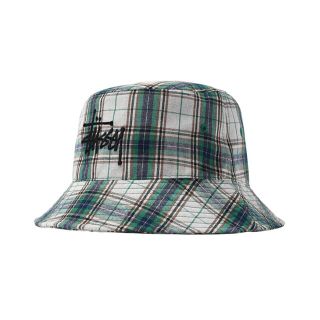 ステューシー(STUSSY)のSTUSSY Madras Plaid Big Logo Bucket(ハット)