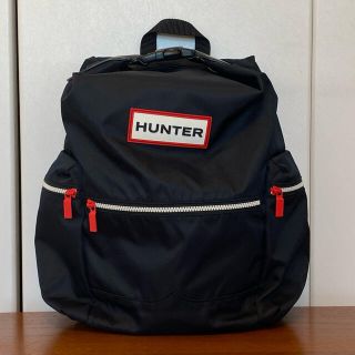 ハンター(HUNTER)の【HUNTER】オリジナル トップクリップバックパック-ナイロン(黒)(リュック/バックパック)