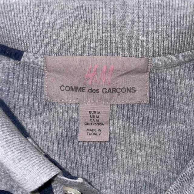 COMME des GARCONS(コムデギャルソン)の【土日限定価格】commedesgarcons h&m  水玉ドット　ポロシャツ メンズのトップス(ポロシャツ)の商品写真