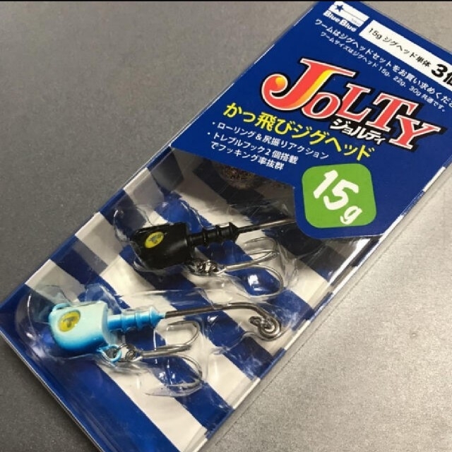 BLUE BLUE(ブルーブルー)のブルー ブルー ジョルティ 15g ジグヘッド ヘッド スポーツ/アウトドアのフィッシング(ルアー用品)の商品写真