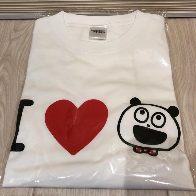 にしむらゆうじ　Tシャツ　Lサイズ　ごきげんぱんだ エンタメ/ホビーのおもちゃ/ぬいぐるみ(キャラクターグッズ)の商品写真