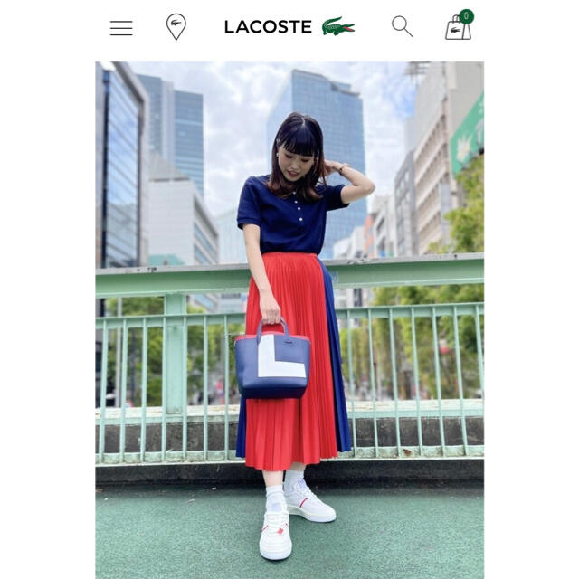 LACOSTE(ラコステ)の★値下げ★LACOSTE ラコステ　プリーツスカート レディースのスカート(ロングスカート)の商品写真