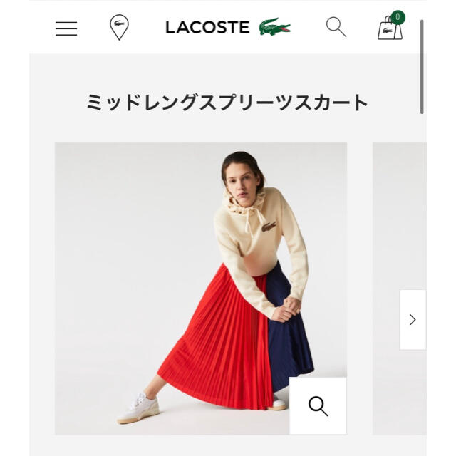 ★値下げ★LACOSTE ラコステ　プリーツスカート 2