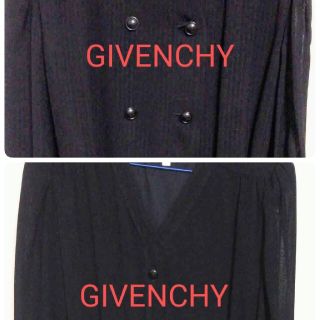 ジバンシィ(GIVENCHY)のGIVENCHYレディースブラックフォーマルワンピース2着(礼服/喪服)