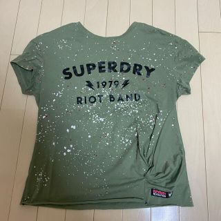 アバクロンビーアンドフィッチ(Abercrombie&Fitch)の美品　スーパードライ　カーキ　Tシャツ(Tシャツ(半袖/袖なし))