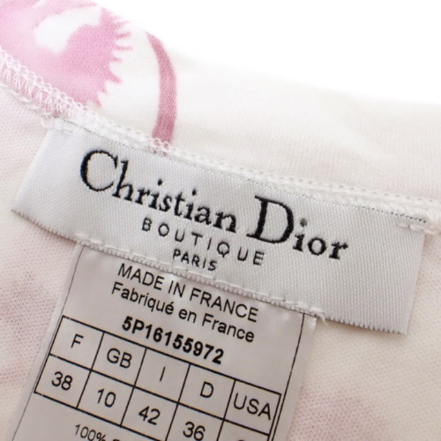 Christian Dior(クリスチャンディオール)のクリスチャンディオール ノースリーブ Tシャツ 花柄  40800077544 レディースのトップス(タンクトップ)の商品写真