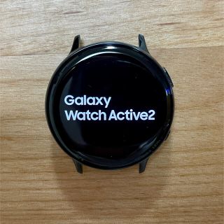 美品 GALAXY Watch Active2 44mm ステンレス ブラック(腕時計(デジタル))