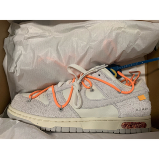 ナイキ(NIKE)のNIKE×Off-White NIKE DUNK LOW ダンク　オフホワイト(スニーカー)