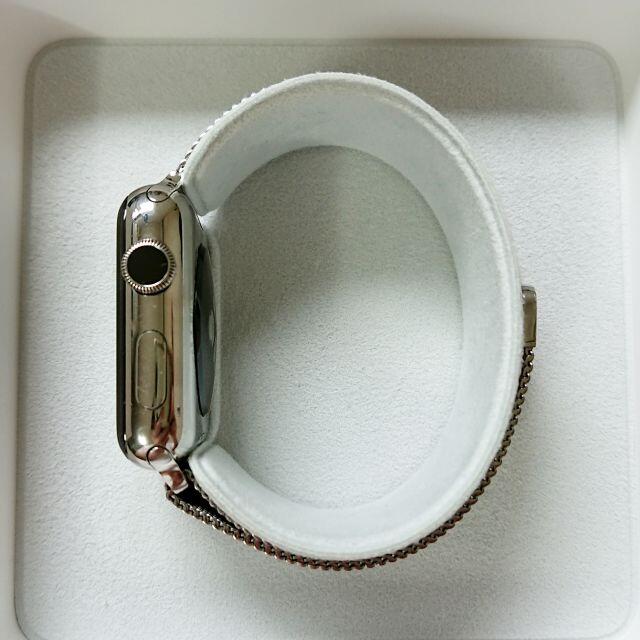 Apple Watch - Apple Watch Series 2 42mmステンレススチールの通販 by Manabin-Schneider's shop｜アップルウォッチならラクマ 大特価新作
