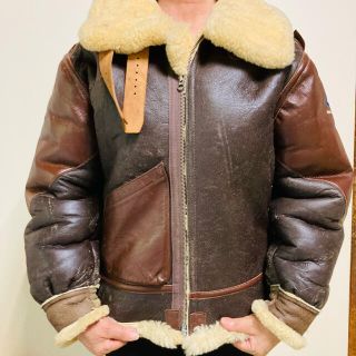 100%本物 美品 エアロレザー社製 B-3フライトジャケット 大戦モデル