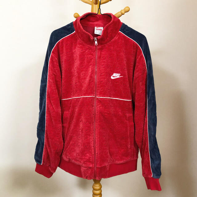 nike velour track jacket