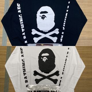 アベイシングエイプ(A BATHING APE)のAPE BAPE KAWS PIRATE STORE XL 白　黒(Tシャツ/カットソー(七分/長袖))