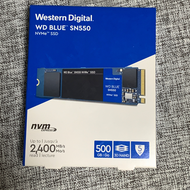 WD Blue SN550 NVMe  SSD 500GBPC/タブレット