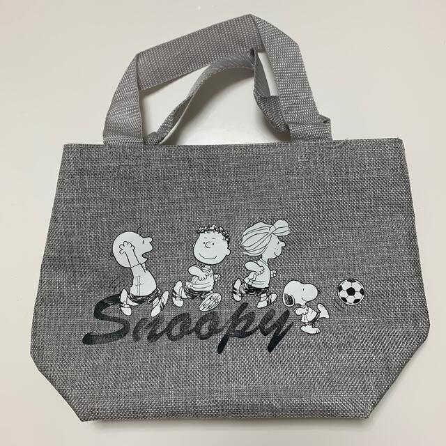 SNOOPY(スヌーピー)のスヌーピー　麻風ランチバッグ レディースのバッグ(トートバッグ)の商品写真