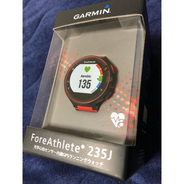 GARMIN(ガーミン)の新品未開封　GARMIN ForeAthlete 235J Black/Red スポーツ/アウトドアのランニング(その他)の商品写真